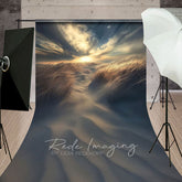 Aperturee - Aperturee Sunset Sky Beach Dusk Wheat Field Sweep Backdrop